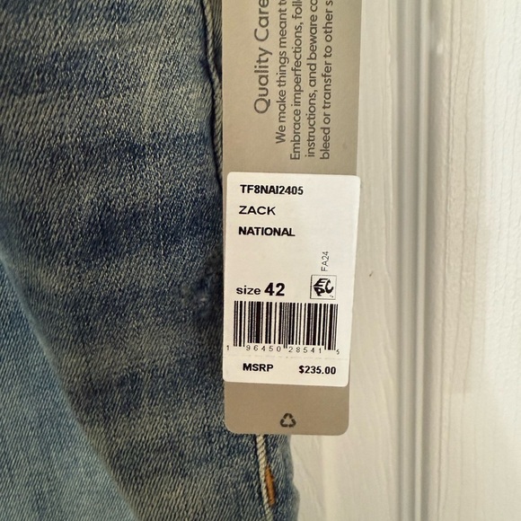 Hudson Men’s NWT $235 Zack Skinny Jeans size 42 x 34 - Picture 12 of 16